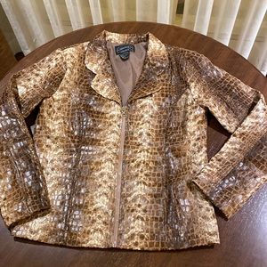 Selene vintage blazer size 8 zip front Perfect fit condition! Stunning IRL